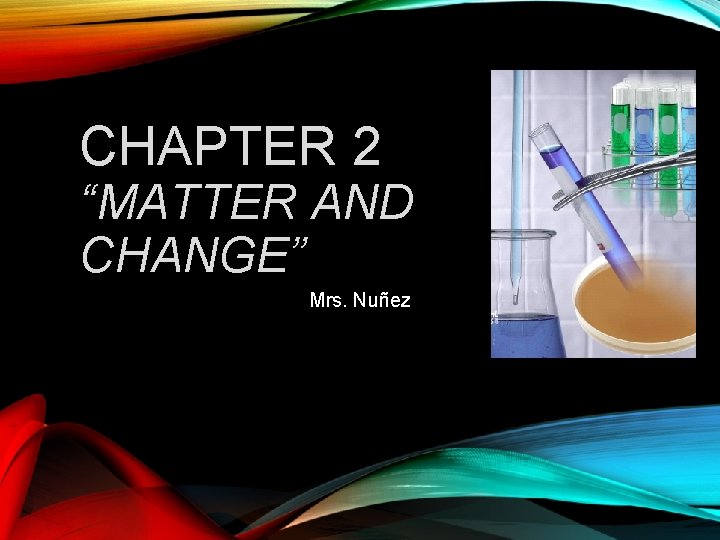 CHAPTER 2 MATTER AND CHANGE Mrs Nuez STATES