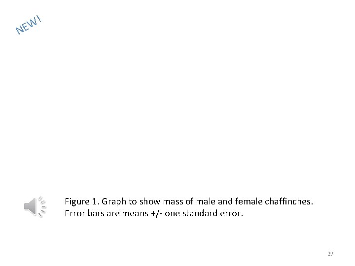 ! W E N Figure 1. Graph to show mass of male and female