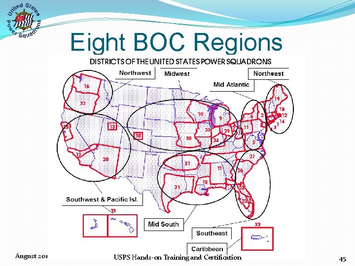 Eight BOC Regions Northwest Midwest Northeast Mid Atlantic Southwest & Pacific Isl. Mid Southeast