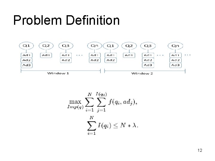 Problem Definition 12 