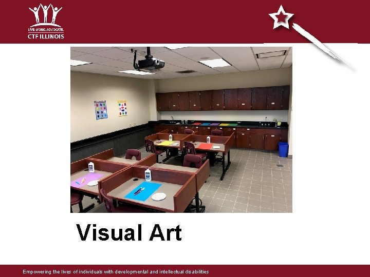 Visual Art Empowering the lives of individuals with developmental and intellectual disabilities Visual Art Empowering the lives of individuals with developmental and intellectual disabilities