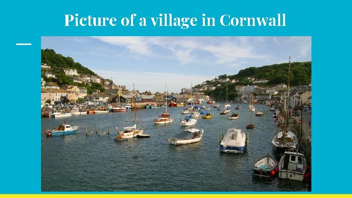 Picture of a village in Cornwall 