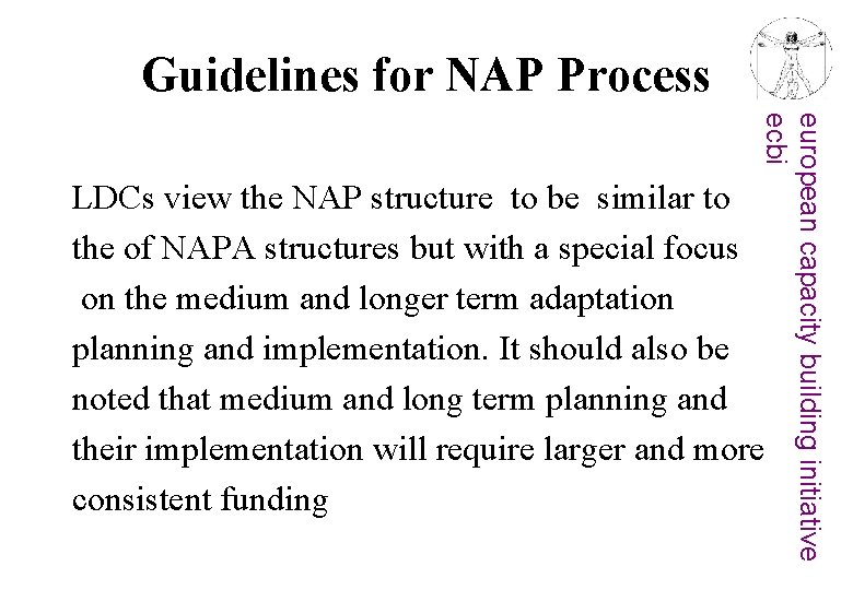 Guidelines for NAP Process european capacity building initiative ecbi LDCs view the NAP structure