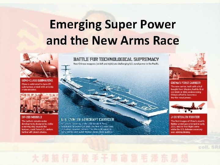 Emerging Super Power and the New Arms Race 