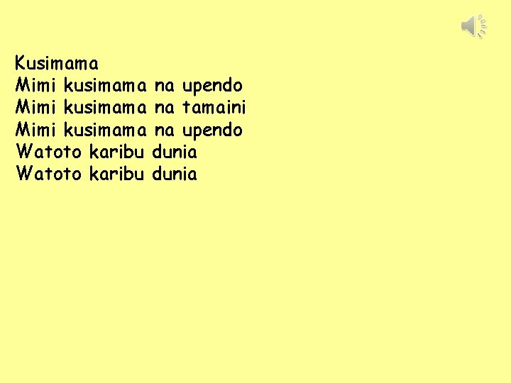 Kusimama Mimi kusimama na upendo Mimi kusimama na tamaini Mimi kusimama na upendo Watoto