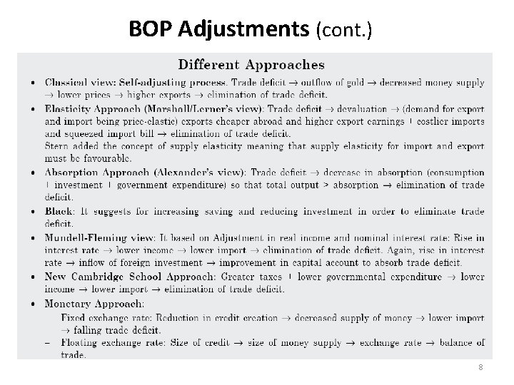 SESSION 15 TO 18 Balance of Payment Prof
