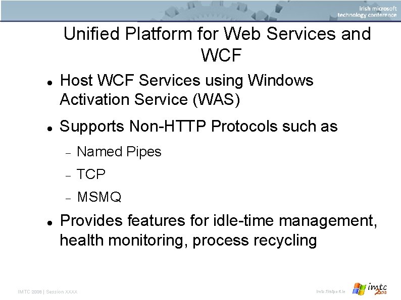 Unified Platform for Web Services and WCF Host WCF Services using Windows Activation Service