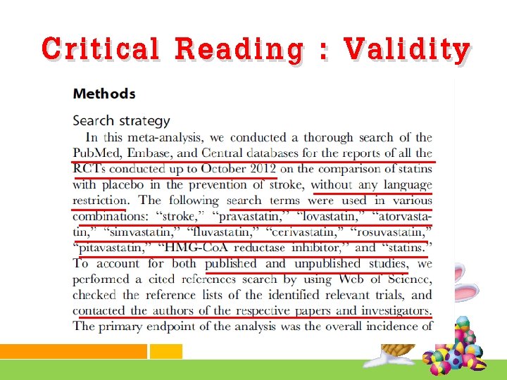 Critical Reading : Validity 