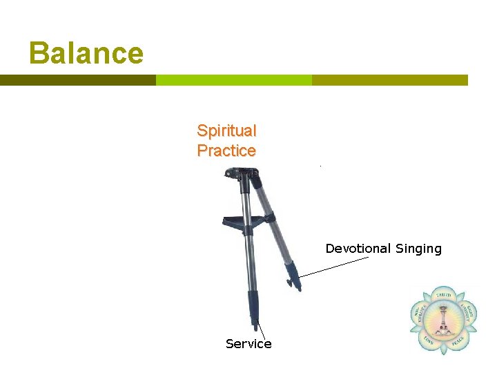 Balance Spiritual Practice Devotional Singing Service 