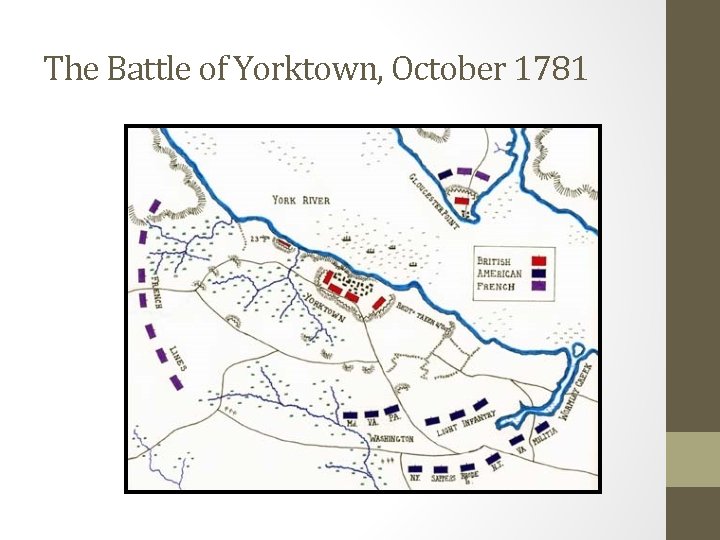 The Battle of Yorktown, October 1781 