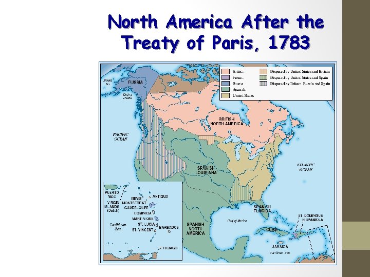 North America After the Treaty of Paris, 1783 