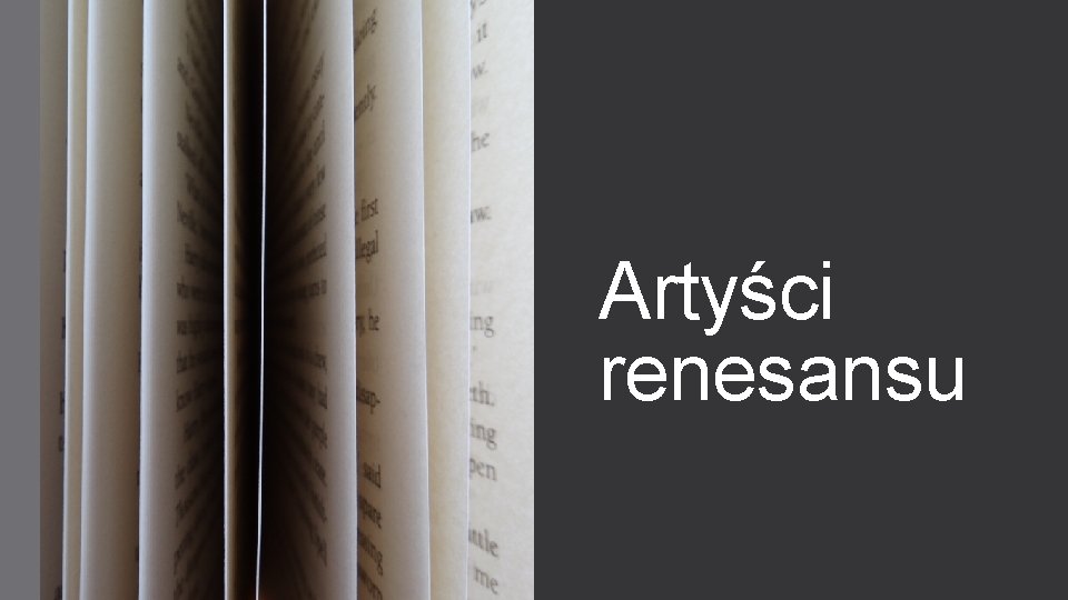 Artyści renesansu 