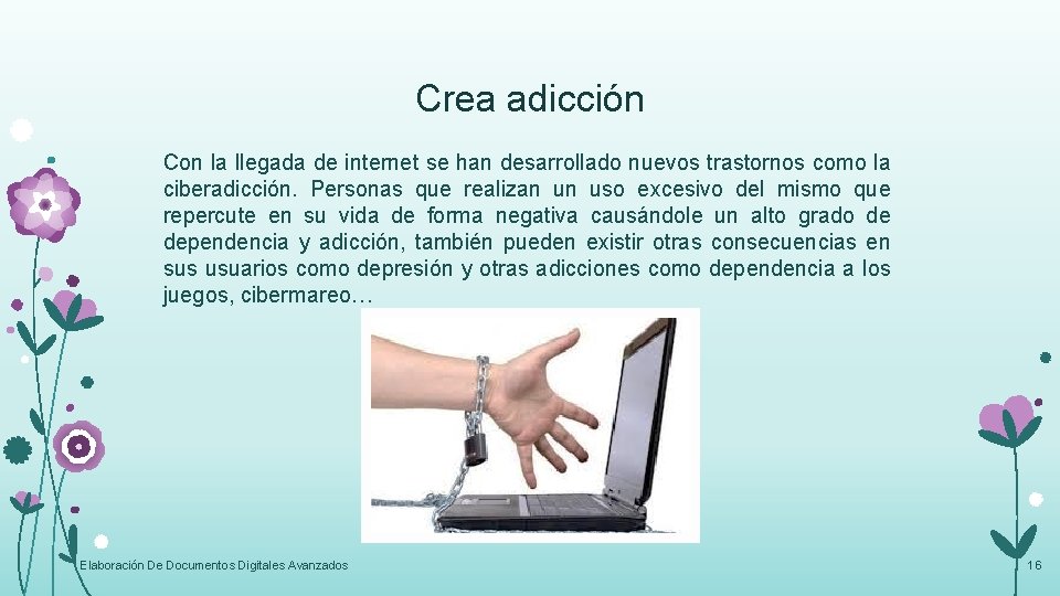Crea adicción Con la llegada de internet se han desarrollado nuevos trastornos como la Crea adicción Con la llegada de internet se han desarrollado nuevos trastornos como la
