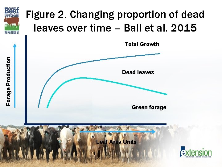 Figure 2. Changing proportion of dead leaves over time – Ball et al. 2015