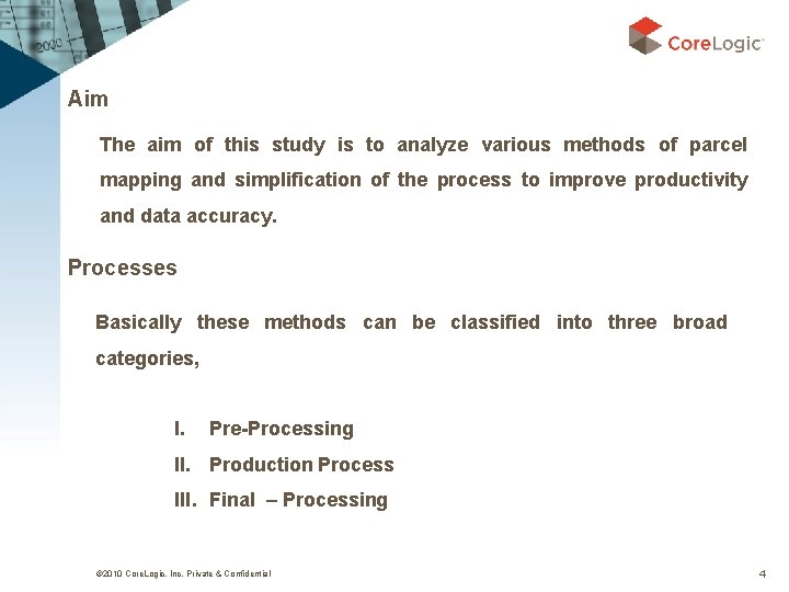 Aim The aim of this study is to analyze various methods of parcel mapping