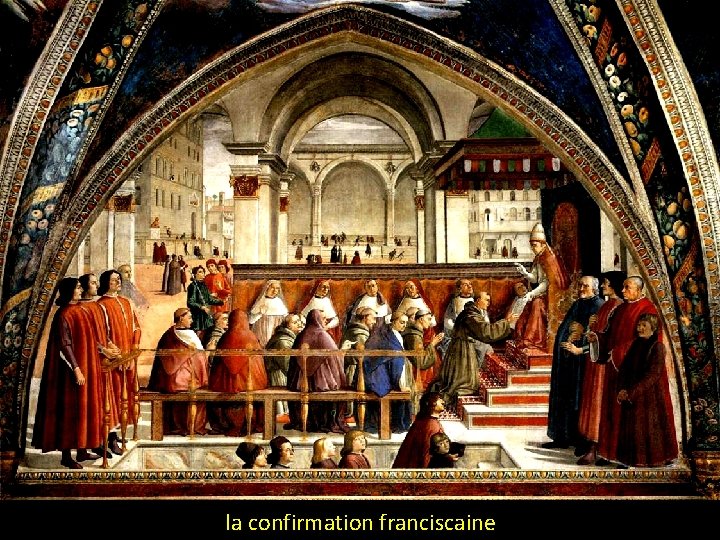 la confirmation franciscaine 