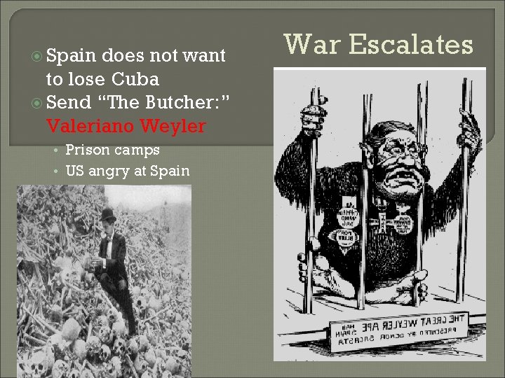  Spain does not want to lose Cuba Send “The Butcher: ” Valeriano Weyler