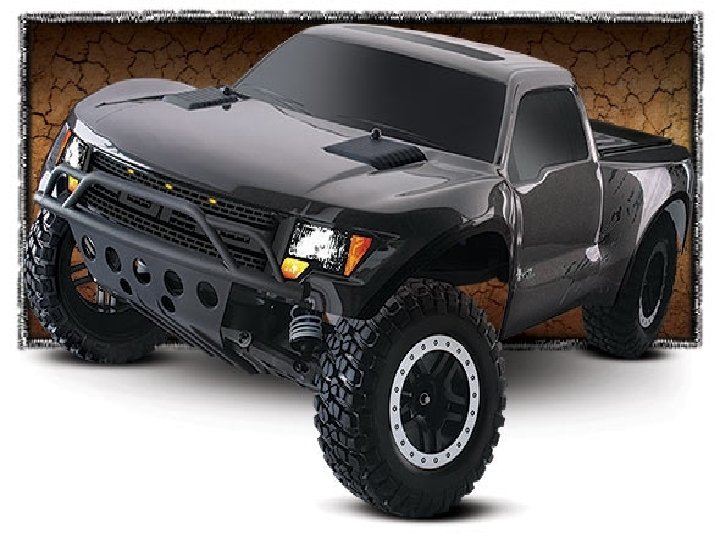 100% Fully Assembled and Ready-To-Race® • The Ford F-150 SVT Raptor (model #58064) comes