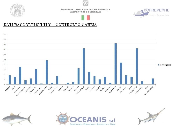 DATI RACCOLTI SUI TUG – CONTROLLO GABBIA 