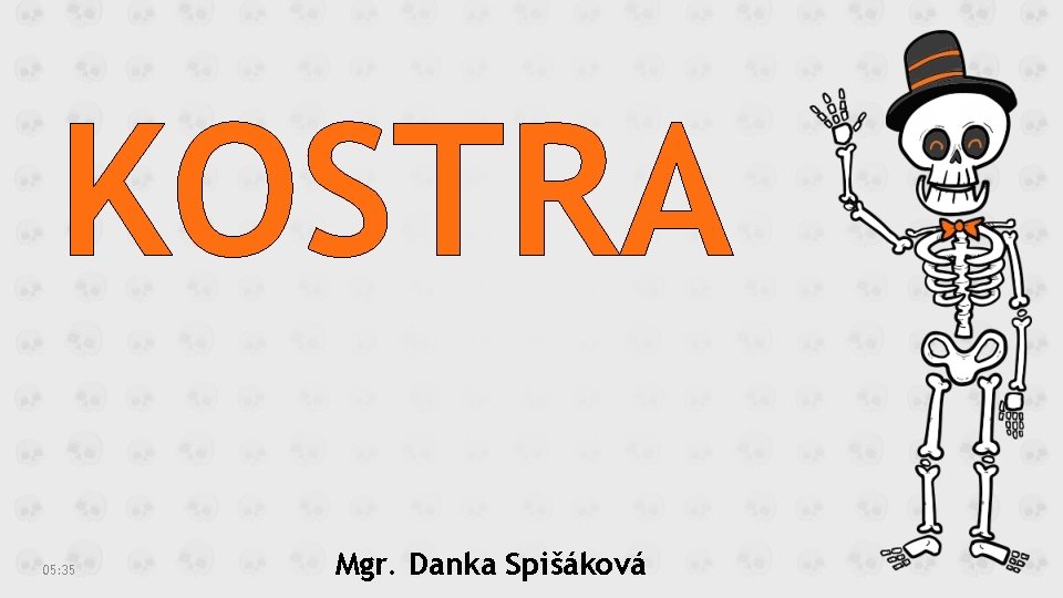 KOSTRA 05: 35 Mgr. Danka Spišáková 