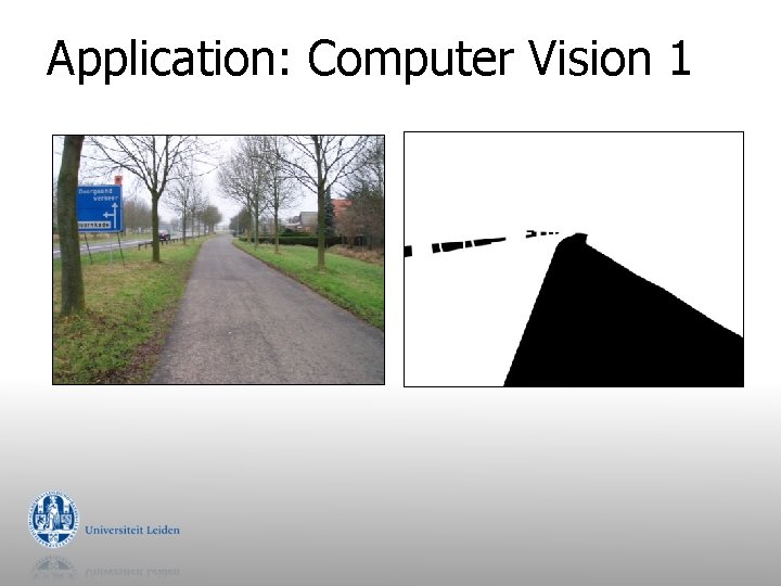 Application: Computer Vision 1 