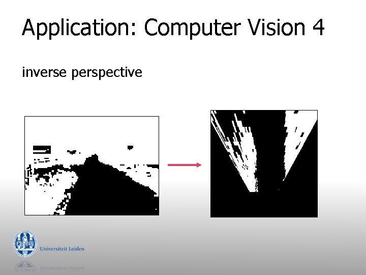 Application: Computer Vision 4 inverse perspective 