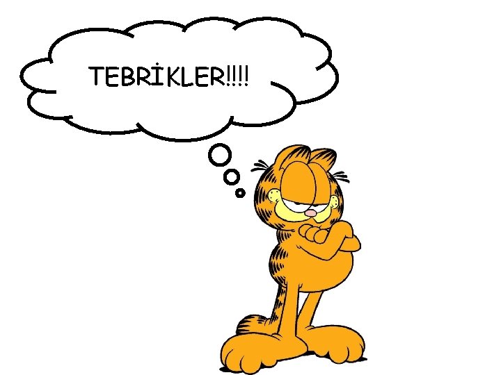 TEBRİKLER!!!! 