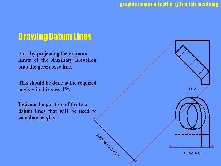 graphic communication boclair academy AUXILIARY ELEVATION graphic ...