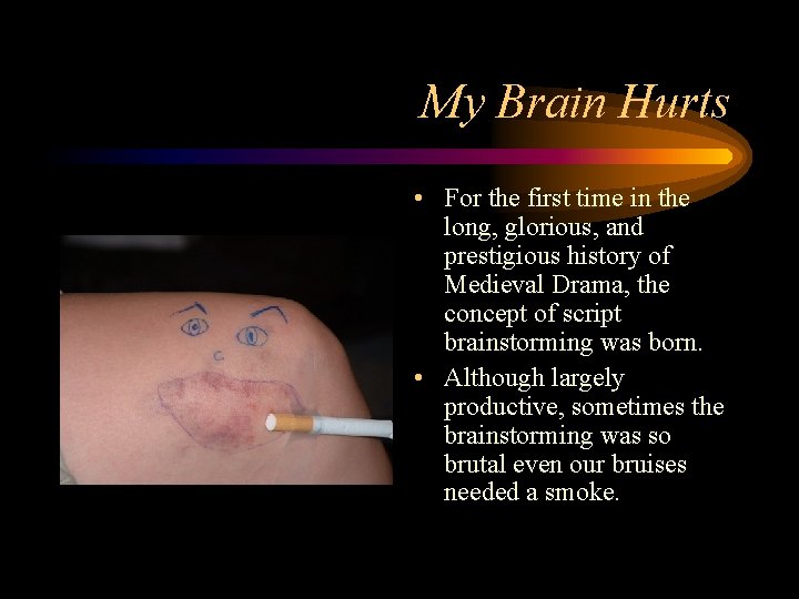 My Brain Hurts • For the first time in the long, glorious, and prestigious