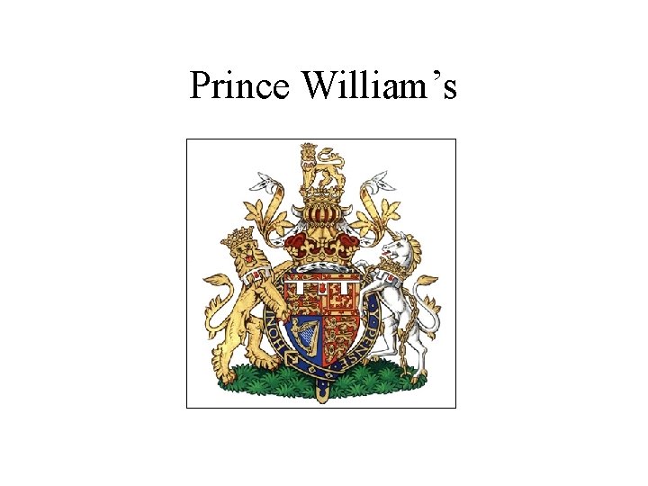 Prince William’s 