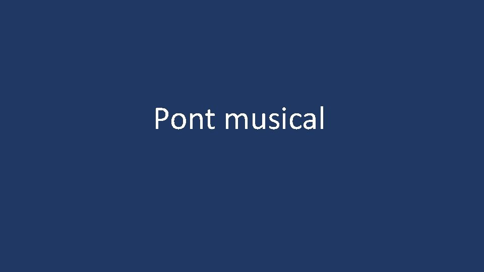 Pont musical 