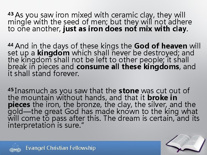 43 As you saw iron mixed with ceramic clay, they will mingle with the
