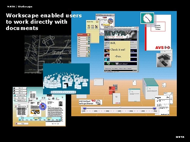 MAYA | Workscape enabled users to work directly with documents 