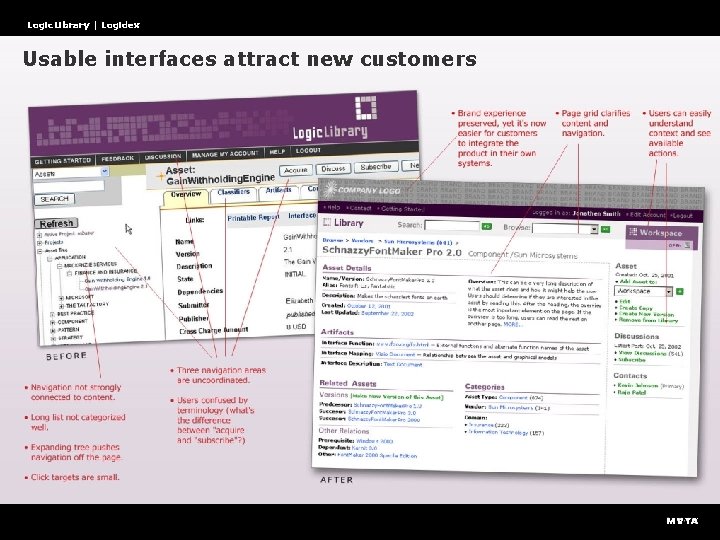 Logic. Library | Logidex Usable interfaces attract new customers 