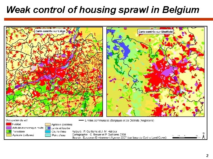 Weak control of housing sprawl in Belgium 2 