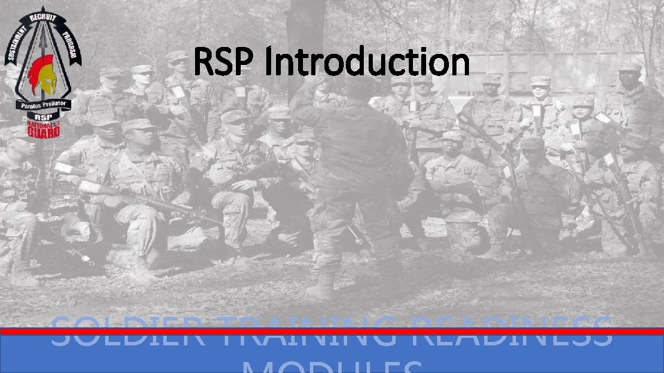 RSP Introduction SOLDIER TRAINING READINESS 