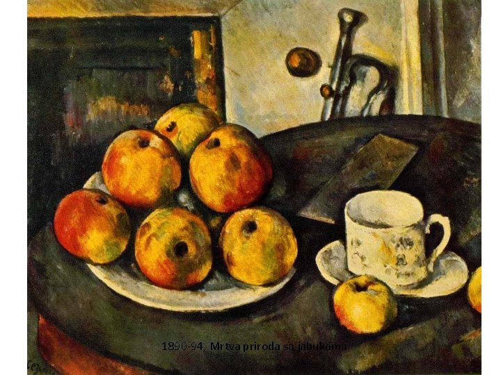 1890 -94, Mrtva priroda sa jabukama 