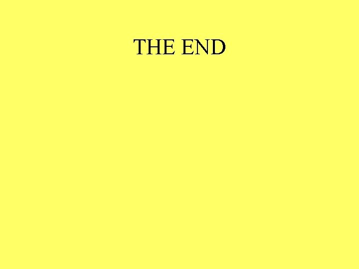 THE END 