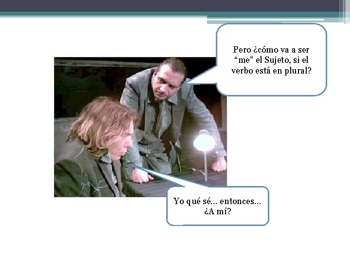 Pero ¿cómo va a ser “me” el Sujeto, si el verbo está en plural? Pero ¿cómo va a ser “me” el Sujeto, si el verbo está en plural?