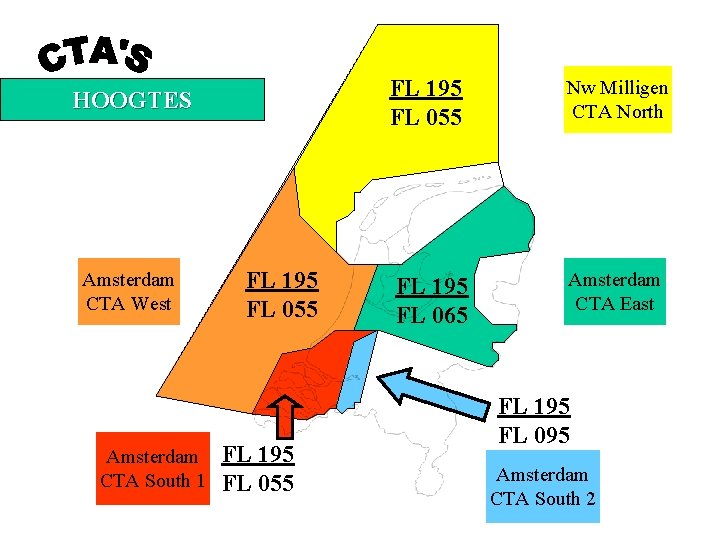 HOOGTES Amsterdam CTA West Amsterdam CTA South 1 FL 195 FL 055 Nw Milligen HOOGTES Amsterdam CTA West Amsterdam CTA South 1 FL 195 FL 055 Nw Milligen