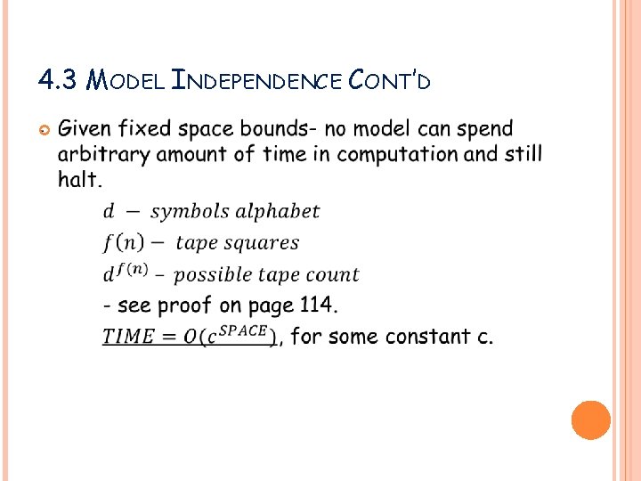 4. 3 MODEL INDEPENDENCE CONT’D 4. 3 MODEL INDEPENDENCE CONT’D