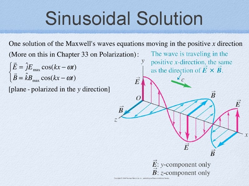Sinusoidal Solution 