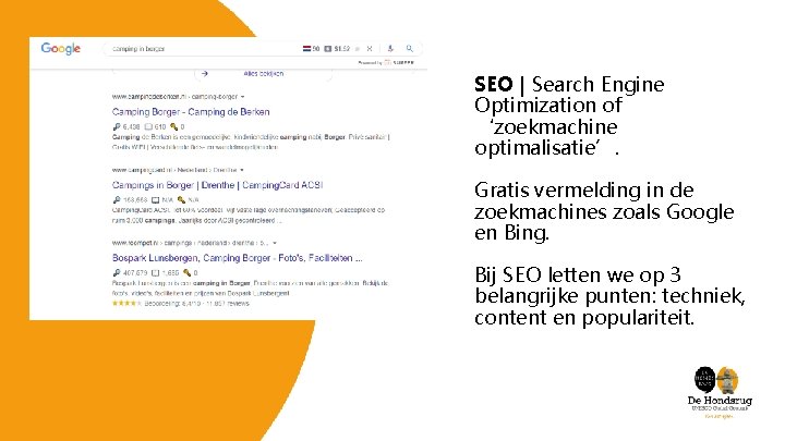 SEO | Search Engine Optimization of ‘zoekmachine optimalisatie’. Gratis vermelding in de zoekmachines zoals