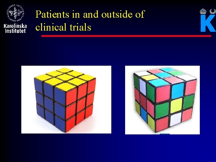 Patients in and outside of clinical trials 