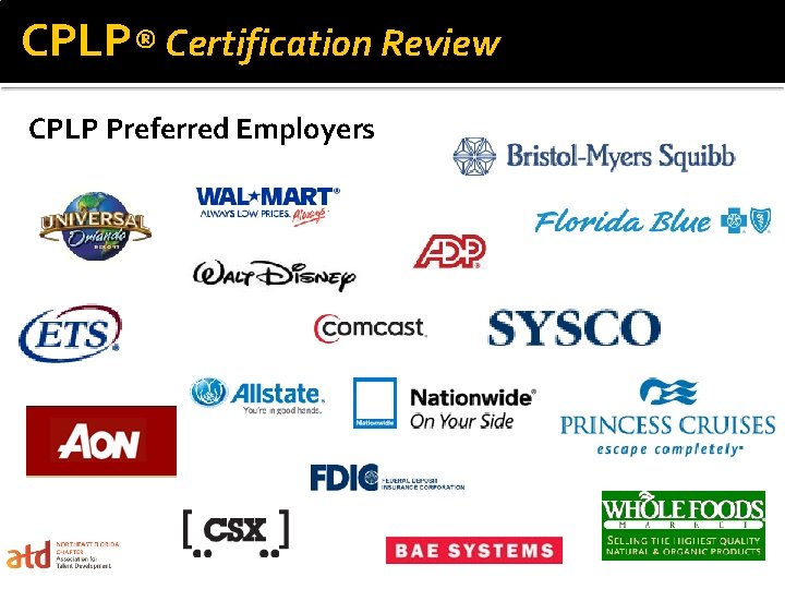CPLP® Certification Review CPLP Preferred Employers 