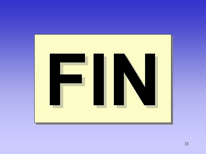 FIN 33 