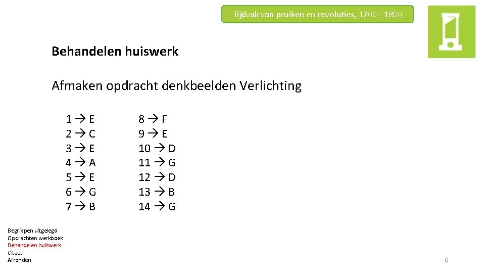 Tijdvak van pruiken en revoluties, 1700 - 1800 Behandelen huiswerk Afmaken opdracht denkbeelden Verlichting