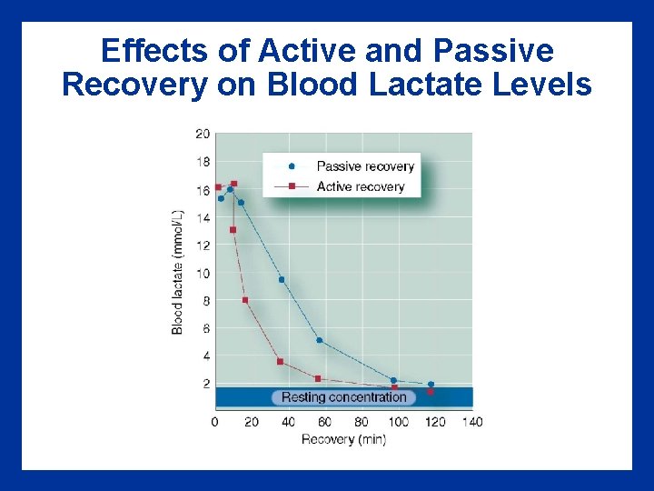 Effects of Active and Passive Recovery on Blood Lactate Levels 