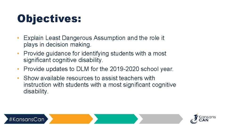 Objectives: • Explain Least Dangerous Assumption and the role it plays in decision making.