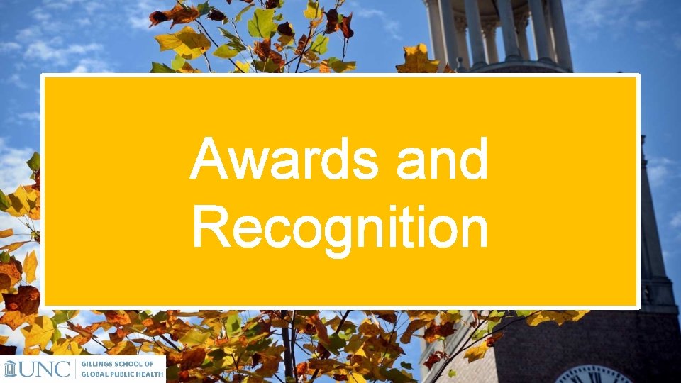 Awards and Recognition 
